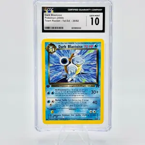 1st Edition Dark Blastoise Trading Card Game - CGC 10