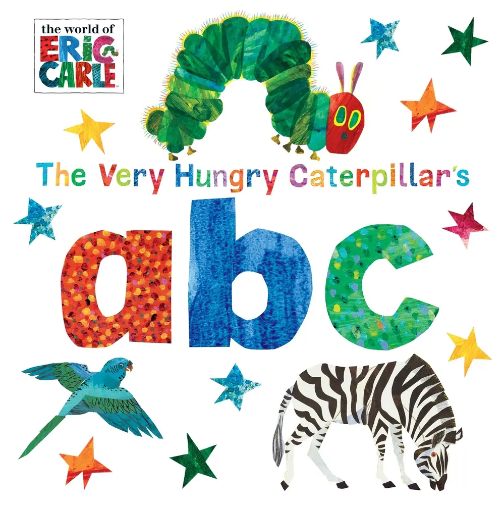 Used Educational Board Book - The Very Hungry Caterpillar's ABC by Eric Carle, Alphabet Learning Material with Bright and Distinctive Artwork, Very Good Condition (English)