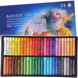 12/25/50 Colors Professional Painting Soft Pastel Wax Sticks Set, Washable Round Non-Toxic Colored Pencils for Artists & Students, Mixed Media Doodle Art Supplies, Art Materials