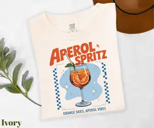 Comfort Colors Aperol Spritz Shirt, Orange Skies Aperol Vibes Tee, Funny Aperol Spritz Shirt, Summer Cocktail Shirt, Aperol Vibes Shirt