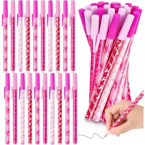 Ribbon Pens Breast Cancer Awareness Accessories, 26 count Black Ink  Gel Pens Bulk Ballpoint Pens Breast Cancer Gifts for Women, Public Events Fundraiser Decorations