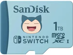 SanDisk Pokémon 1TB microSDXC Flash Card for Nintendo Switch Model SDSQXAO-1T00-GN6ZK
