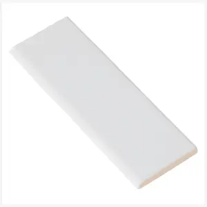 Timeless Ice White 2x8 Surface Bullnose Ceramic Tile