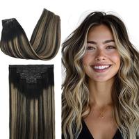 #1B/16/1B Balayage Natural Black to Light Blonde