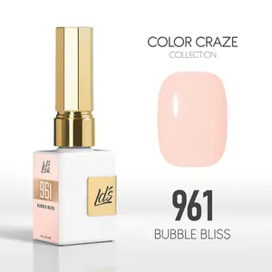 LDS Color Craze Gel Nail Polish - 961 Bubble Bliss - 0.5oz