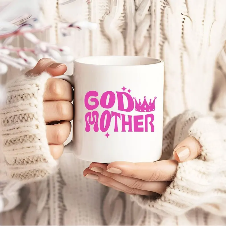 Godmother Gift Mug, Godparent Proposal Gift, Will You Be My Godmother Mug, God Mother Gift