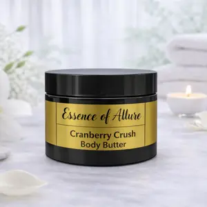 Cranberry Crush Bold with Body Shimmer Butter with body Glitter