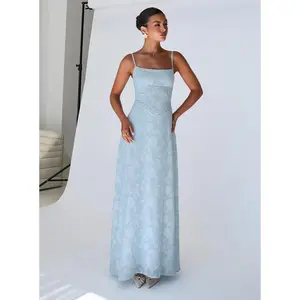 South Of France Maxi Dress Blue
