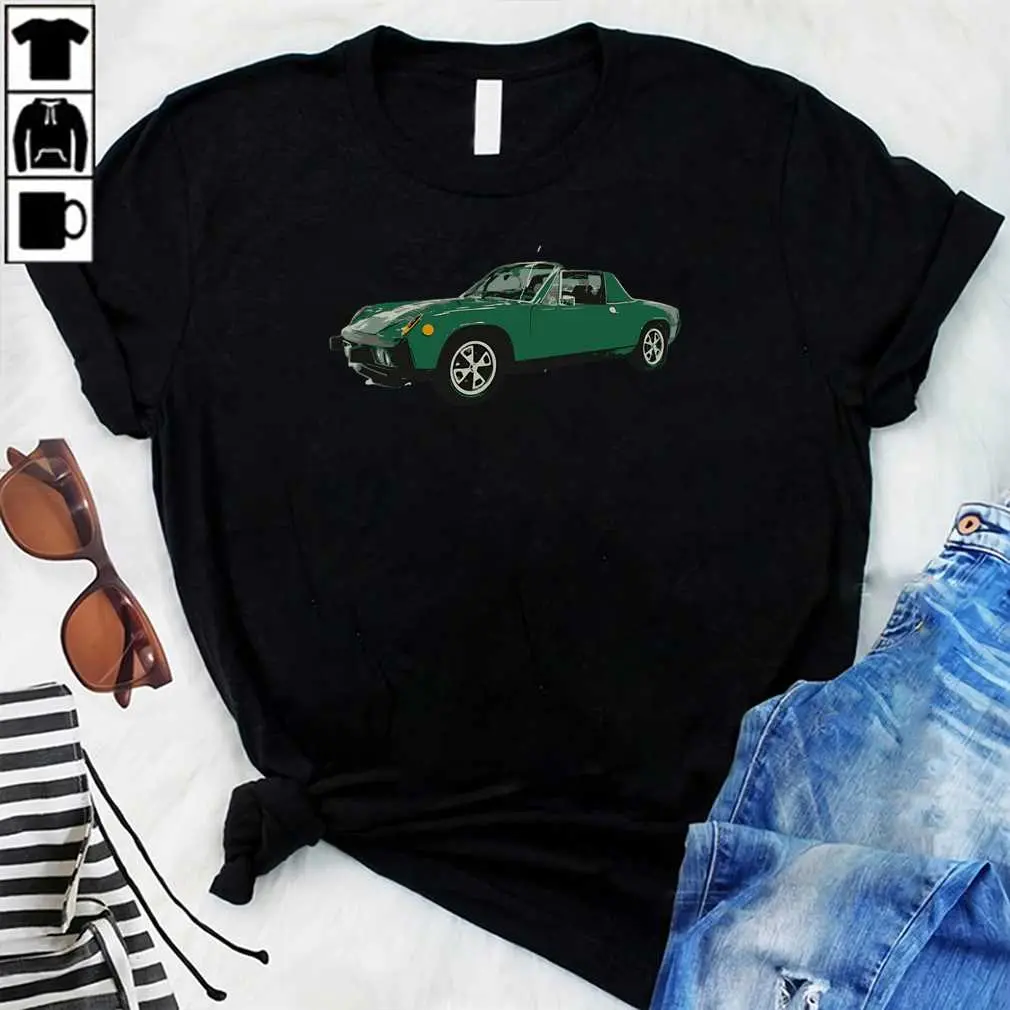 Green Porsche 914 Designs T-Shirt