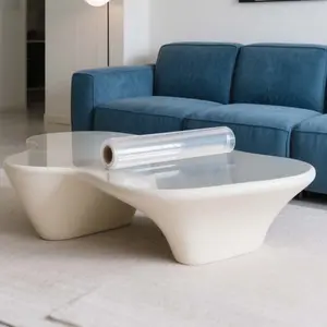 Roll [23.62 * 393.70 in ] clear kitchen wall protective film wallpaper, self-adhesive removable, for cabinets and countertops, bedrooms, living rooms, bathrooms-modern home