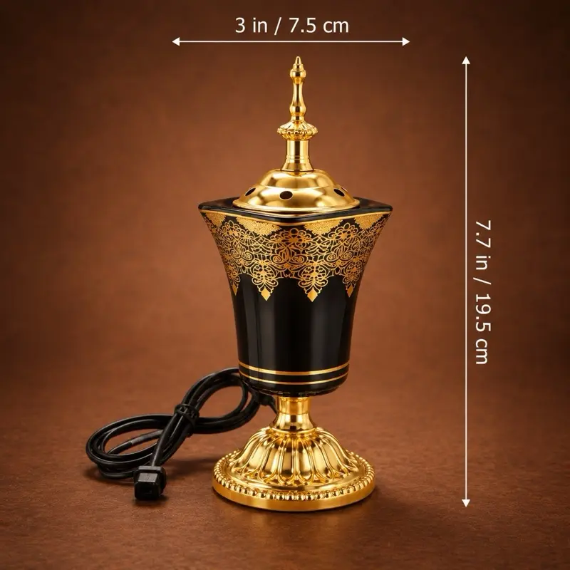Electric Incense Burner, Home Fragrance Incense Holder for Odor Removal