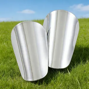 Electroplated Football Training Shin Guards, Thickened Bottom, Secure Fit to Lower Leg, Comfortable Wear, Ideal for Sports Equipment
