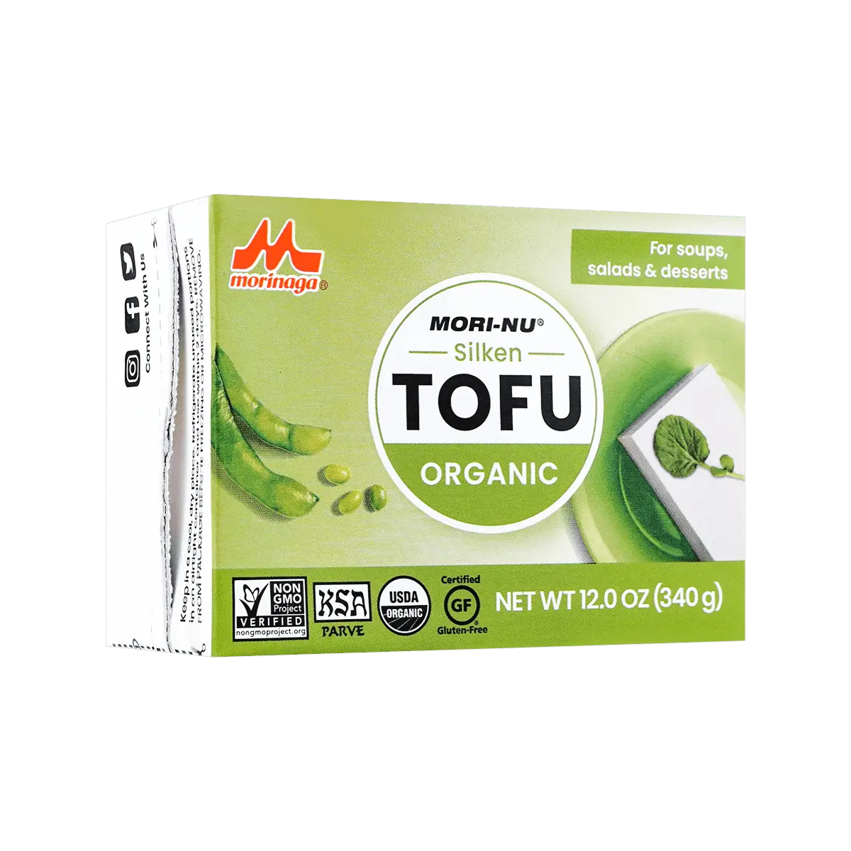 MORINAGA Mori-Nu Organic Silken Tofu 340g