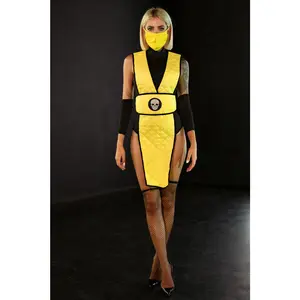 Yellow Scorpion Ninja Kombat Costume