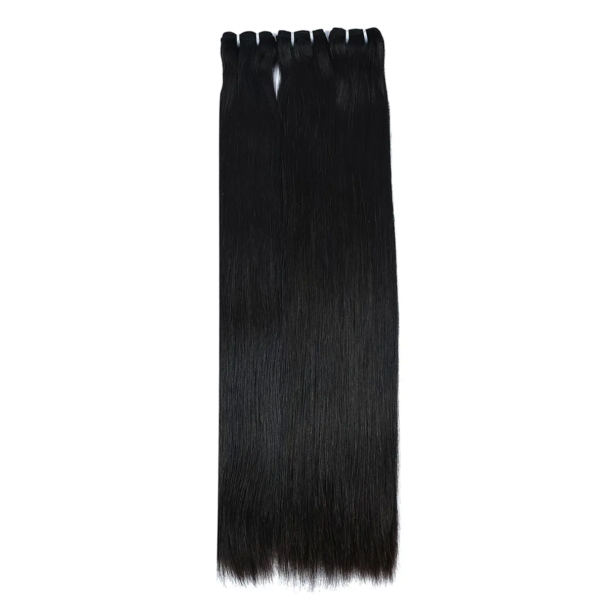 MISS ROLA 16A Raw Human Hair Double Drawn Silky Straight Vietnamese Hair 3 Bundles, Upgraded Lightweight Double Wefted Premium 100% Unprocessed Virgin Hair Extensions, Thick Full Ends, Natural Black Silky Soft, Luxury Reusable 18 20 22 Inch