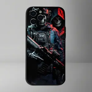 C-COD C-Call Of D-Duty Ghosts Phone Case For iPhone 17 Air 16 15 14 13 12 11 Pro Max Plus Others Soft Black Cover