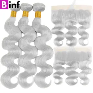 Lace Front Silver Gray Bundles