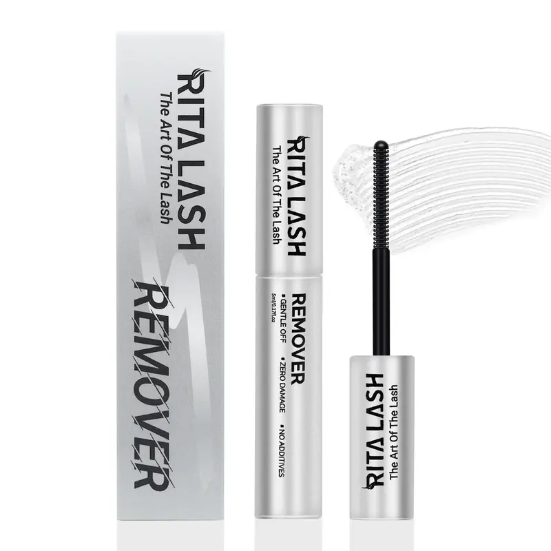 RITALASH Liquid Lash Remover Cleanser - Latex-Free, Hypoallergenic Plastic Bottle, Soothing for Sensitive Eyes & Skin, Reliable for DIY Eyelash Extension Bond/Seal Removal, No Irritation Risk