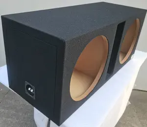 Elite Audio EBOX-SVD15CP | Dual 15" Vented Subwoofer Enclosure – Center-Split, MDF, Pro-Tuned Ports