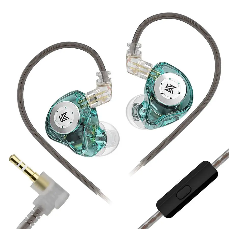 KZ EDX Pro Wired In-Ear Monitor Earbuds, 0.78mm Detachable Cable, 16 Ohm Low Impedance Headset with Super-Linear Dynamic Driver, Deep Bass Noise Isolation for Music, Gaming, Mobile Devices & Computers