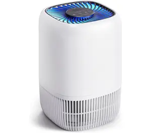 Air Purifiers for Home with H13 Quiet HEPA Filter Up to 1076 Ft² for Pet Hair, Odors, Pollen, Smoke, Compact Air Cleaner with 3 Speeds, Timer, Aroma Quiet 360°Intake Filter, White