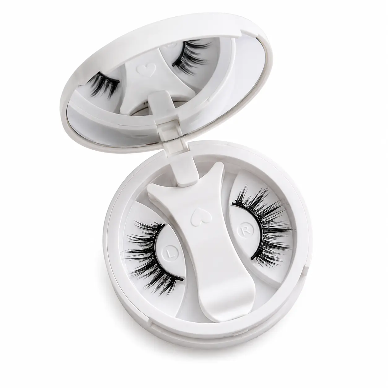 Magnetic Eyelashes with Applicator, Reusable Magnetic Eyelashes Natural Look, No Glue Needed False Soft Thick Lashes Kit Without Eyeliner, Portable Lashes for Eye Makeup (Manga)