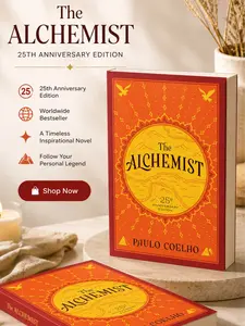 The Alchemist by Paulo Coelho Paperback/Hardcover – Spiritual Fiction Novel, Self-Discovery Fable, Inspirational Classic Book