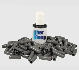 Uber Goop™ Dark Grey Dishwasher Rack Repair Coating Kit w/80 caps - 1/2 oz