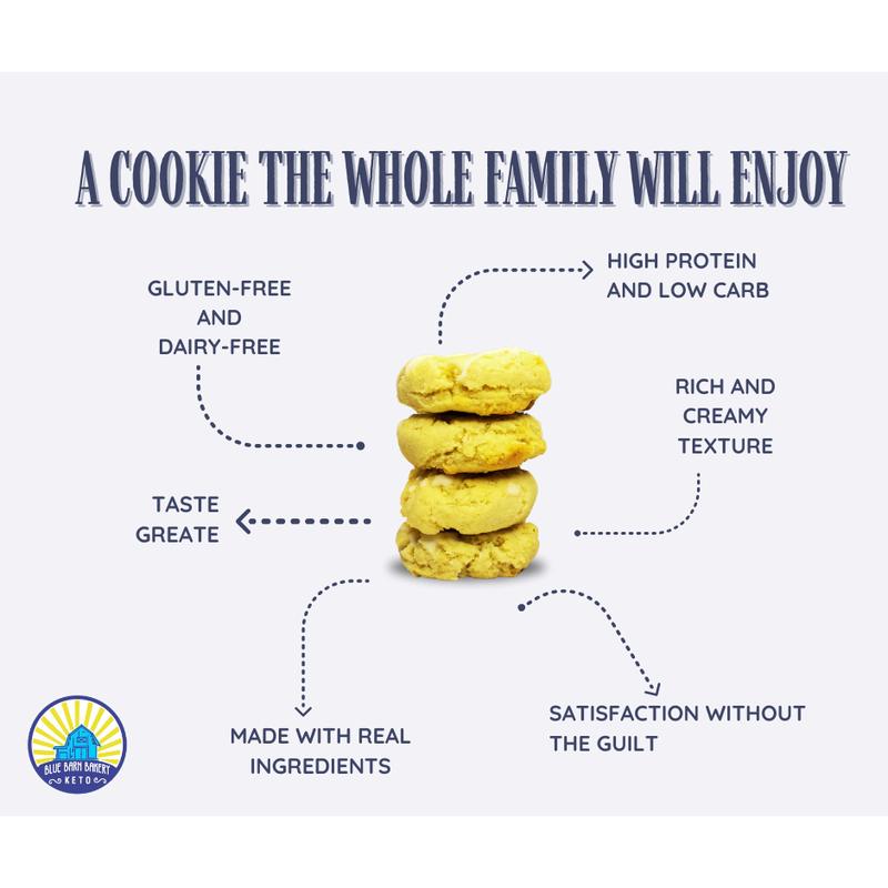 Sampler Lemon Cookies  Gluten free, sugar free, grain free, dairy free, low carb, keto