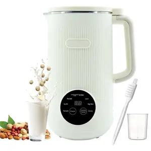 8 in 1 Automatic Soy Nut Milk Maker 40oz Homemade Almond Oat Soy Milk Rice Paste Complementary Food Juice with Delay Start Keep Warm Self Clean