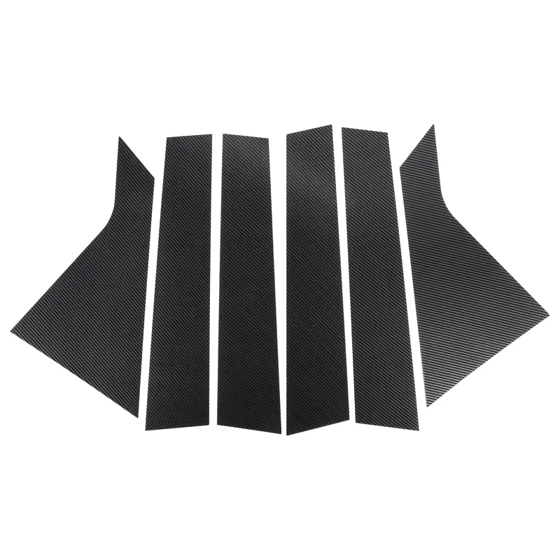 304 Trims Glossy Black Pillar Post Covers – 6PCS, For Chevy Impala 2014-2020, USA Made