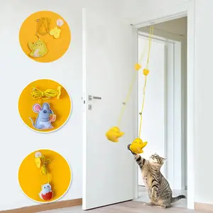 Interactive Cat Toy Hanging Simulation Dog Toy Funny Self-hey Interactive Toy for Kitten Playing Teaser Wand Toy Cat Supplies