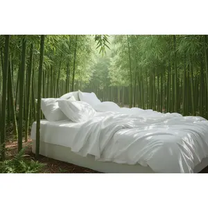 Organically Grown Bamboo King Sheet Set – 4-Piece | Silky Soft & Temperature Regulating - White