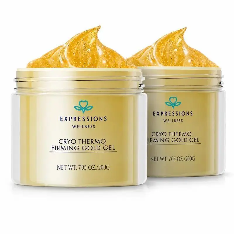 2PCS 200G Gold Anti-Cellulite Massage Cream - Fast-Acting, Refreshing Formula for Body Shaping, Leg & Belly Sculpting & Tightening (Beauty & Personal Care, Bath & Body Care)