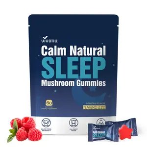 VIVONU Calm Natural SLEEP Mushroom Gummies | Support Restful Sleep | Promote Relaxation | Wake Up Refreshed | Plant-Based Formula | 60 Gummies mothersdaygift