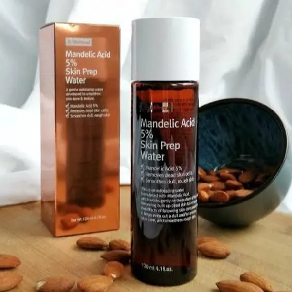 [BY WISHTREND] Mandelic acid 5% Skin prep water, Gentle skin exfoliator for face, Aha Bha toner, Ideal for sensitive skin | Helping clogged pores and pigmentation Hydrating Moisture Moisturizing Skincare Exfoliant Exfoliate Skin Repair Comfort