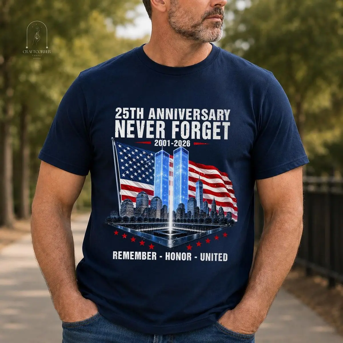 September 11 Memorial Shirt Sweatshirt Hoodie, 9/11 Remembrance Tee, Never Forget Patriot Day Gift, 9/11 25th Anniversary Shirt, Patriotic Twin Towers Shirt, Unisex Sweater Pullover Tee