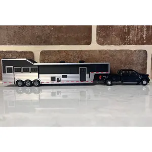 1/64 Black 4H 17' 8" LQ Trailer (High Detail)