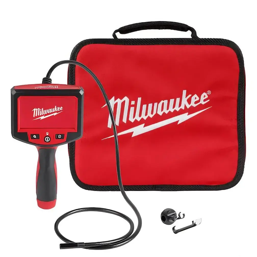 Milwaukee 4ft Inspection camera with Red Case and Accessories