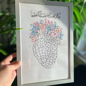A coloring book featuring the heart of the Quran, along with morning and evening supplications + an electronic prayer beads counter – a unique faith-based gift