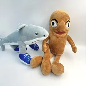 2 Tralalelo plush Tungtungtung Italian Brainrot Al Tralalero stuffed soft pillow toys, plush animals, Cuddly stuffed animal, playful design, comfortable fabric, plush toys, anime fans, plush enthusiasts, plush soft huggable