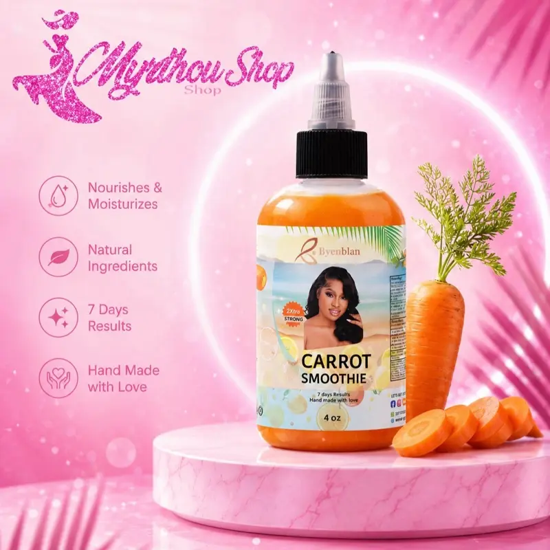 Byenblan Carrot Smoothie 4oz Body Cream-Skin Care