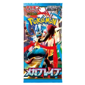 Pokemon Mega Brave Booster Pack - M1L - Mega Evolution Series - Japanese pokemon cards