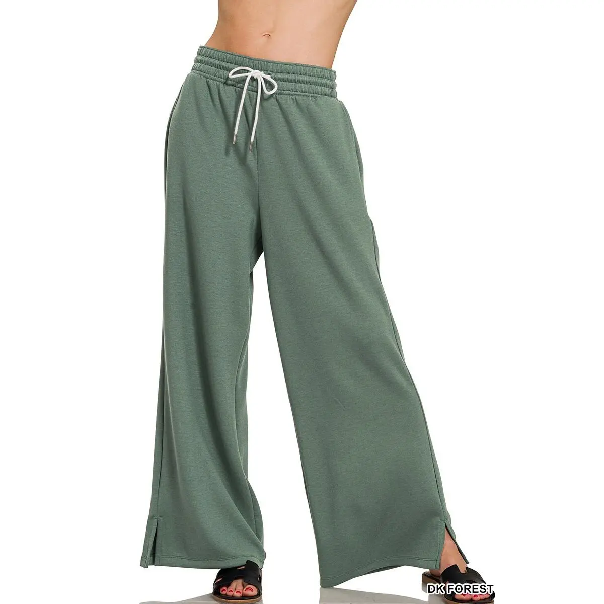 Zenana Scuba Drawstring Pants