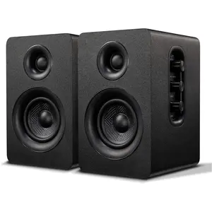 SW208 3"   5.0 Bookshelf Speakers - 60W Carbon Fiber Speaker Unit - -in 24bit DAC - Dynamic  Surround Sound - 2.0  PC  Gaming Speakers (Pair, Black)