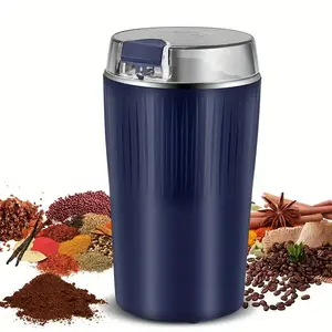 Electric Coffee Bean Grinding Machine, Stainless Steel Blades Quiet Spice Grinding Machine, Household Kitchen Appliances for Beans, Spices and More Nuts