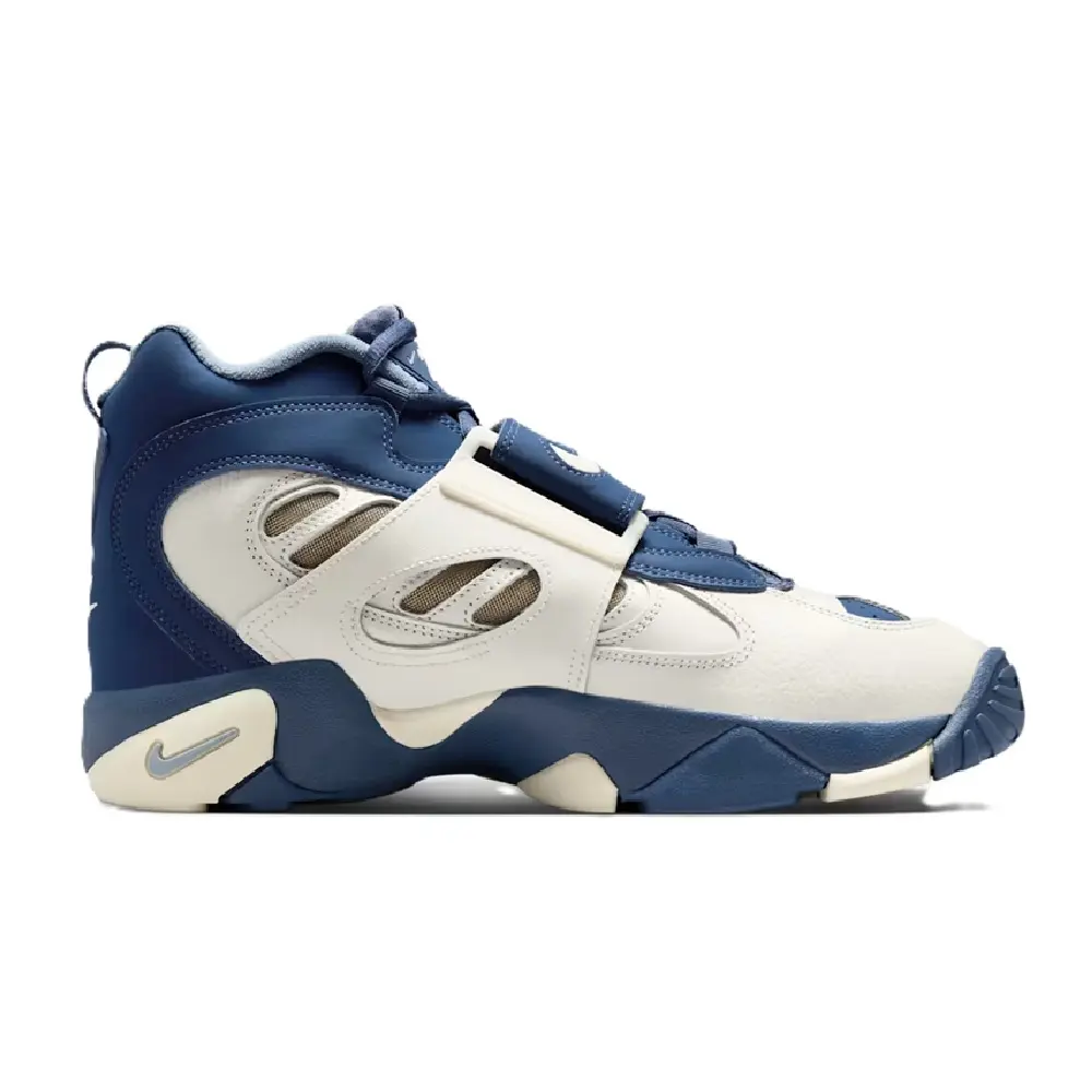 NIKE Men's Casual Air Diamond Turf II Trainers, Sail-Mystic Navy-Blue Grey (II7080 100)