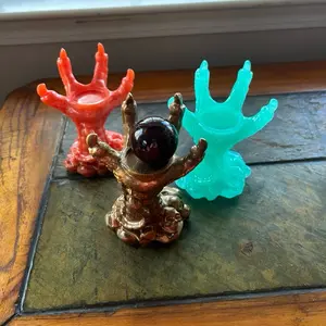 Dragon Claw Sphere Stand, Candle Holder, Shot Glass Holder
