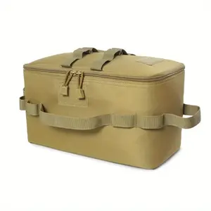 1pc Outdoor Camping Storage Bag, Handbag Camping Equipment Storage Bag, Shoulder Strap Luggage Bag, Tableware Storage, Miscellaneous Storage, Camping Small Bag, Essential Outdoor Bag for Leisure And Family Picnics.