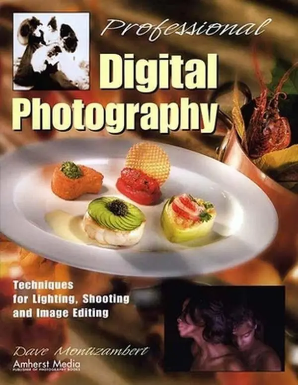 Used Amherst Media Tutorial Book - Professional Digital Photography: Techniques for Lighting, Shooting, Image Editing by Dave Montizambert (Good Soft Cover, English, for Photographers, 1.22 lbs, No Extra Accessories Included)